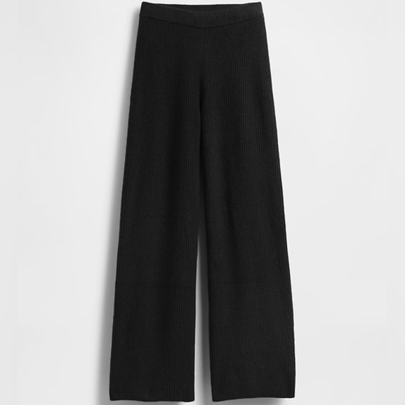 Gap CashSoft Shaker-Stitch Sweater Pants NWOT - Picture 4 of 8